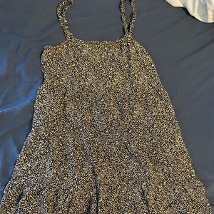 Old navy teared cheetah print tank dress